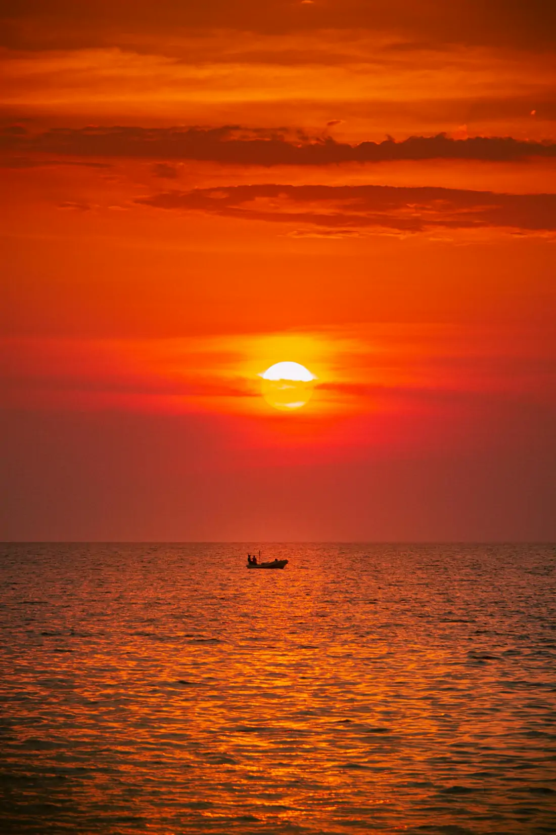 Sunset over the sea, Koh Tao